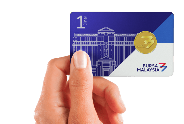 4.25g emas 999.9, boleh ditebus dengan cara mudah melalui aplikasi Bursa Gold Dinar. – Foto Bursa Malaysia